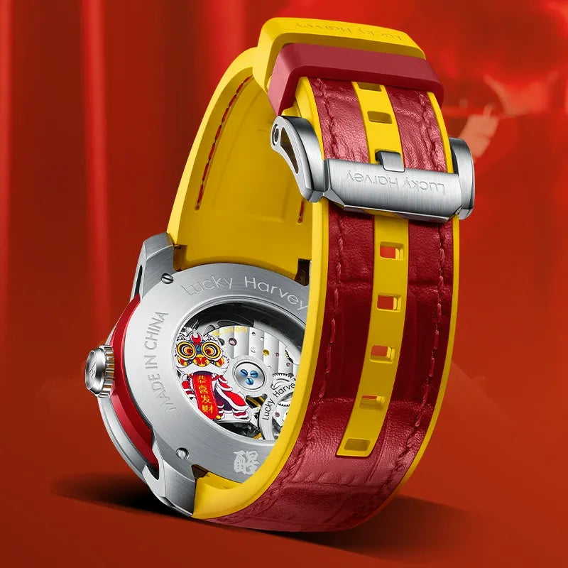 Lucky Harvey Imperial Dynasty Lion Dance Mechanical Watch