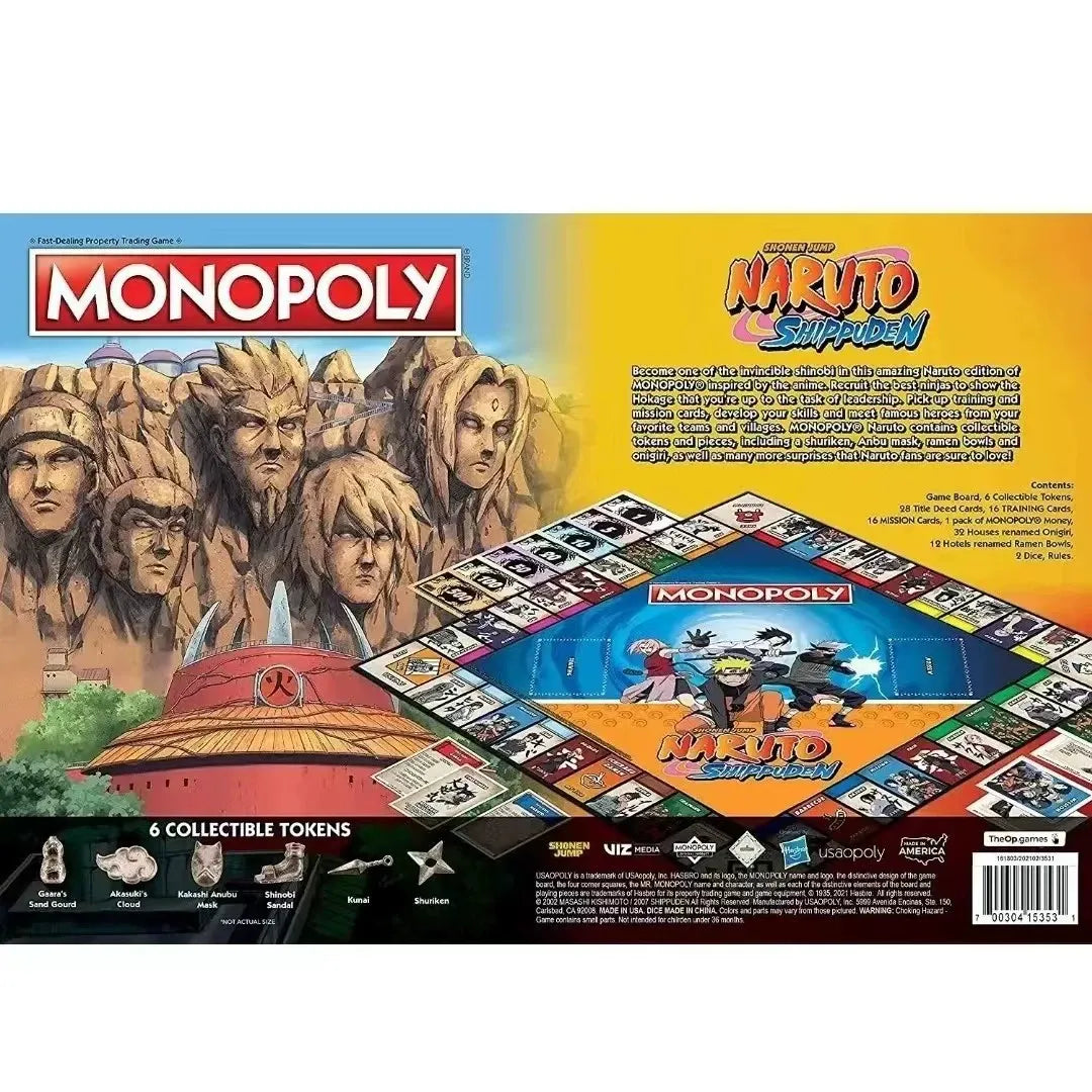 Monopoly Naruto Board Game
