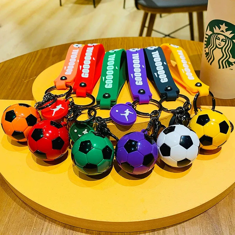 Stadium-Ready 3D Football Keychain