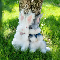 Bear Hugs Realistic Angora Rabbit Plush Backpack