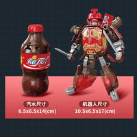 Canned Drink Robot Transformers Figurines (17 cm)