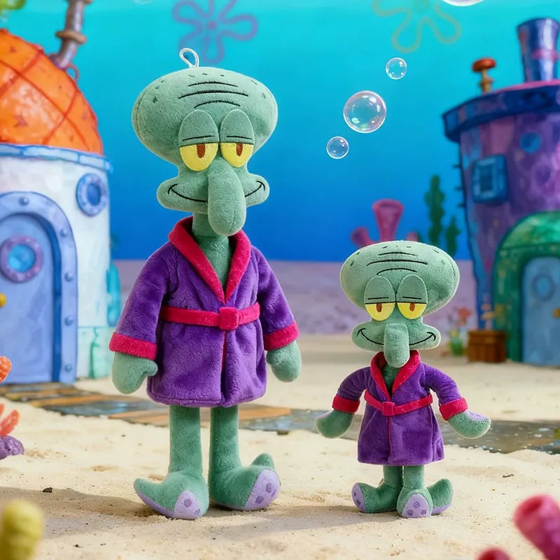 Squidward Luxury Robe Plushie (35 cm)