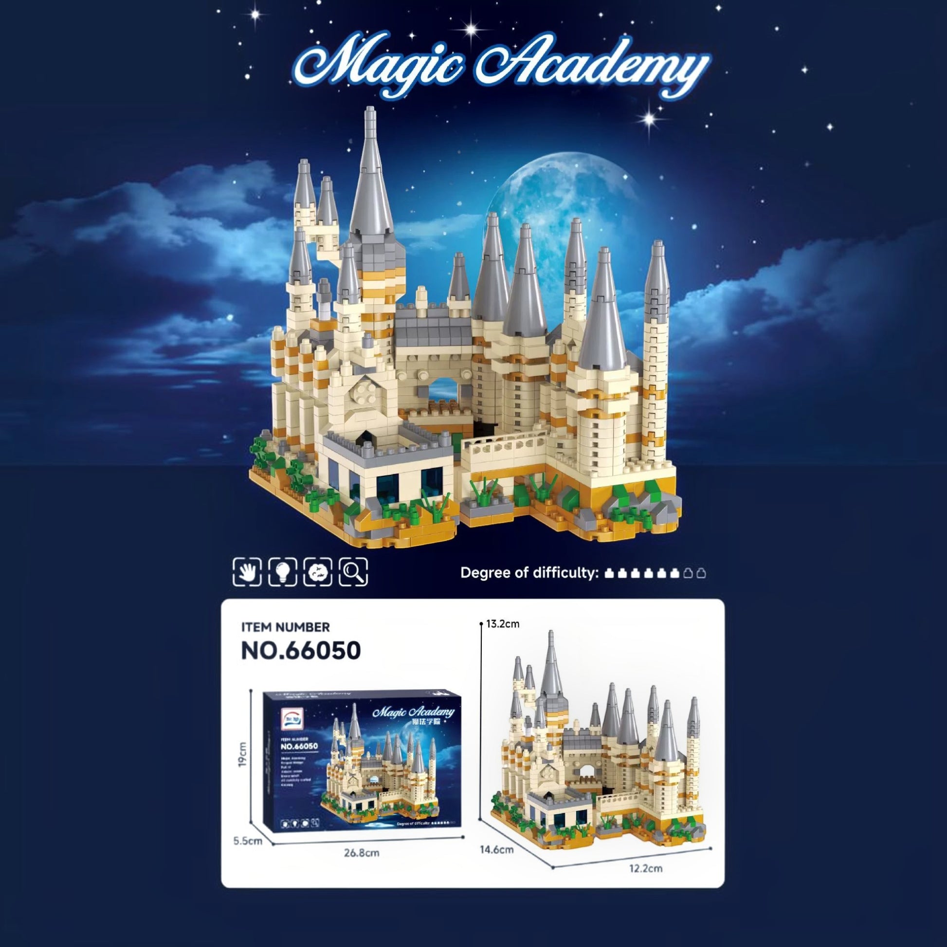 Hogwarts Magic Academy Castle 66050 Building Blocks