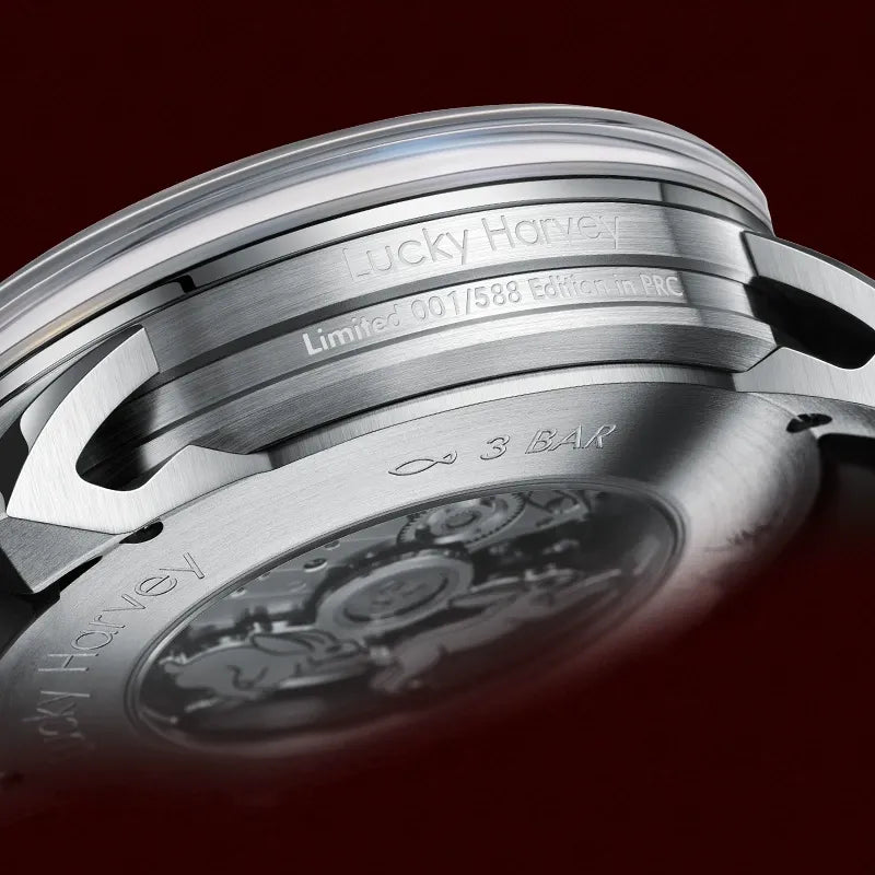 Lucky Harvey Lunar Harmony Jade Rabbit Kinetic Automaton Watch