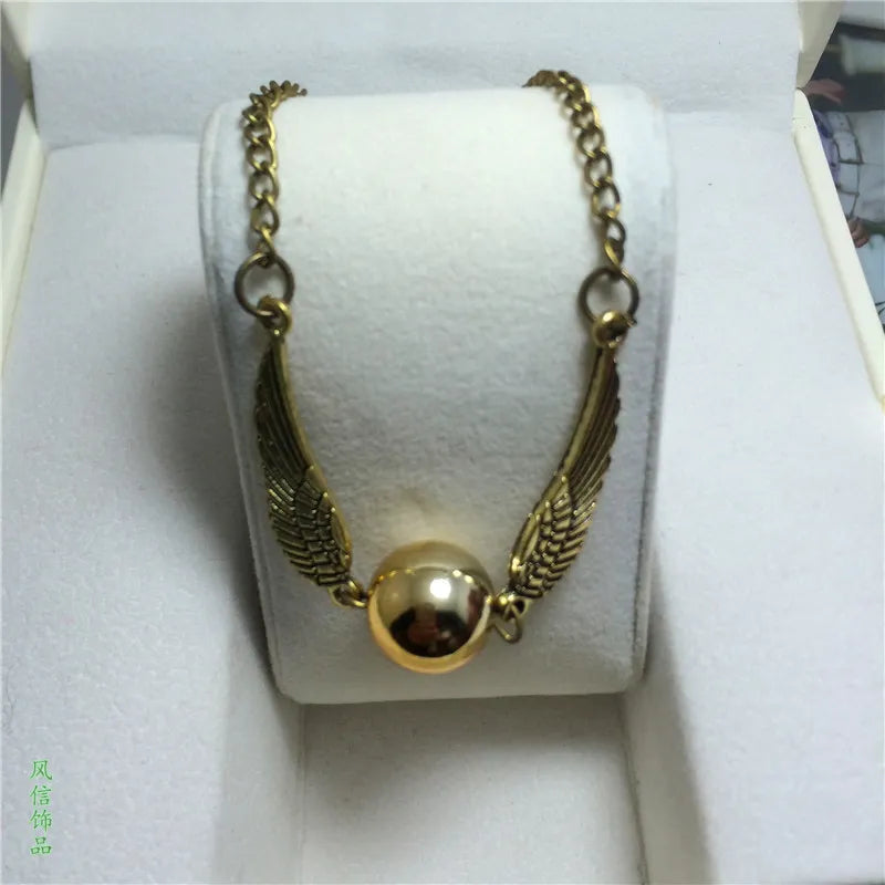 Golden Snitch Dual-Tone Winged Bracelet