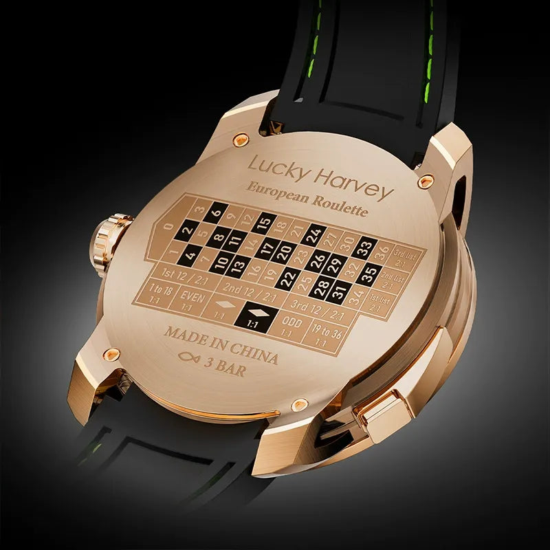 Lucky Harvey Real Time Player European Roulette Watch