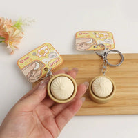 Steamed Baozi Stress Relief Keychain