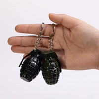 Tactical Grenade 2-in-1 LED Prank Shock Keychain