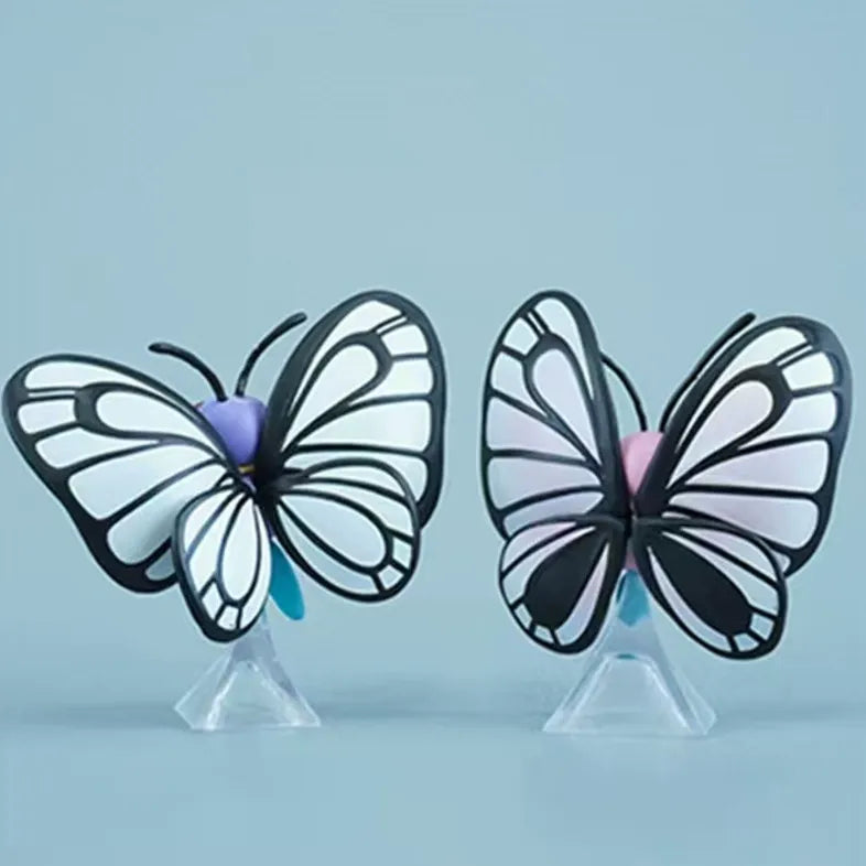Standard & Pink Shiny Butterfree Figures