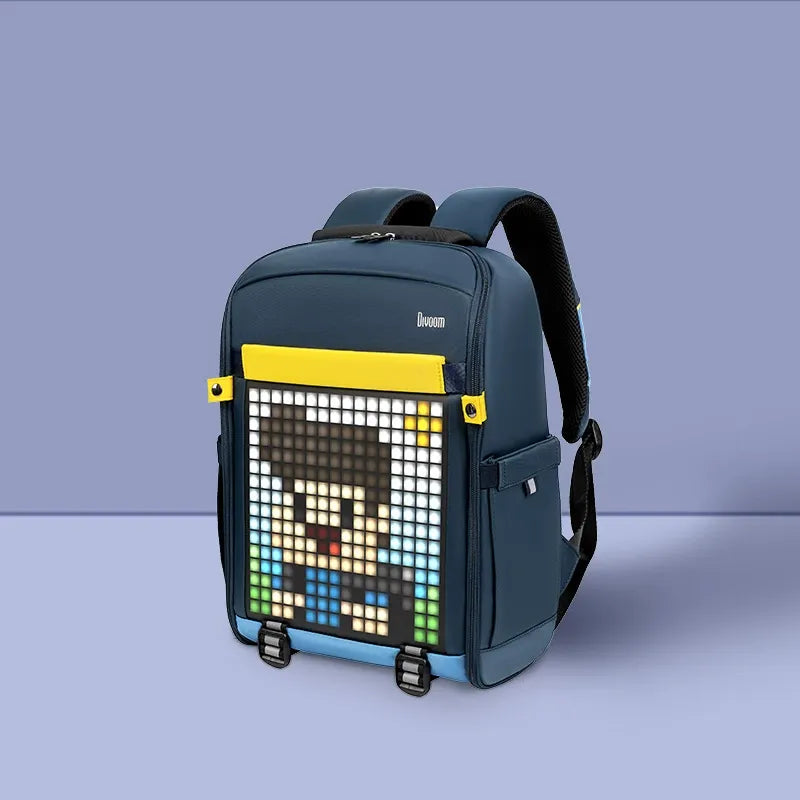 Pixel Open Backpack Divoom Backpack-S LED Pixel Art Backpack