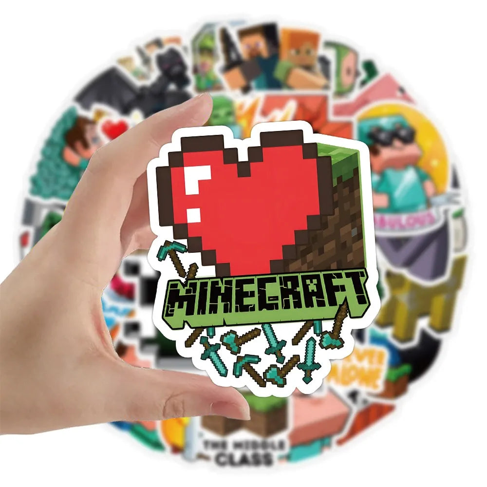 Minecraft Premium Vinyl Sticker Pack (50 Pcs)