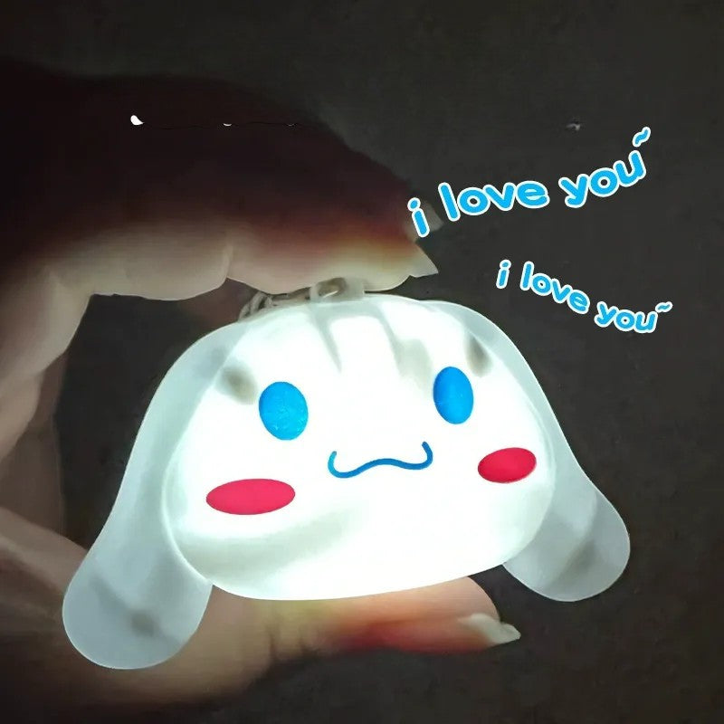 Sanrio Glow Up I Love You Keychain