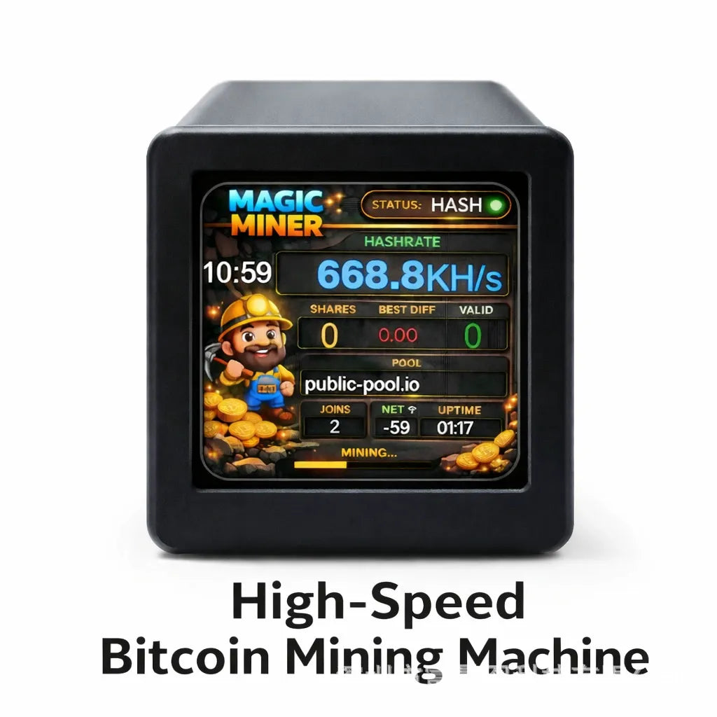 Bitcoin Magic Miner Crypto Solo Miner Cube