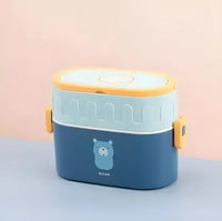 Animal Party Double Tier Lunch Box