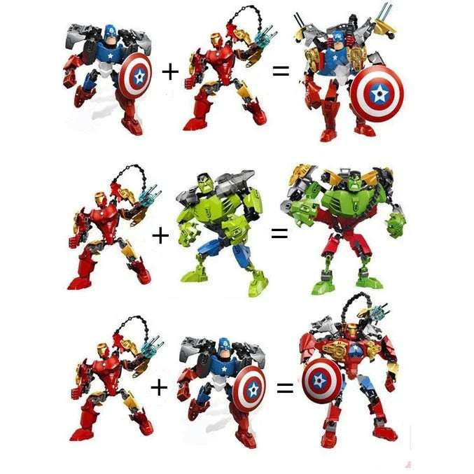 Bricks Superheroes Fusion Building Blocks