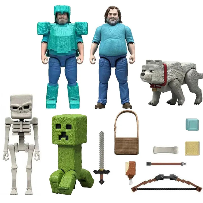 Minecraft Movie Posable Action Figures