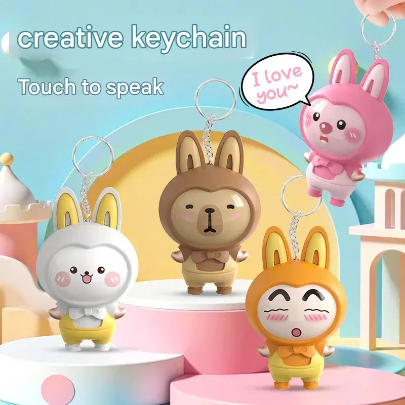 Magic Message I Love You Keychain