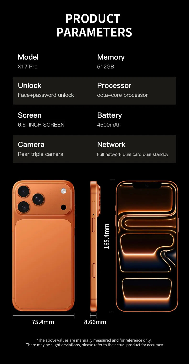 i17 Pro Max Smartphone
