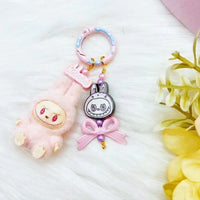 Labubu Elite Sitting Charm Keychain