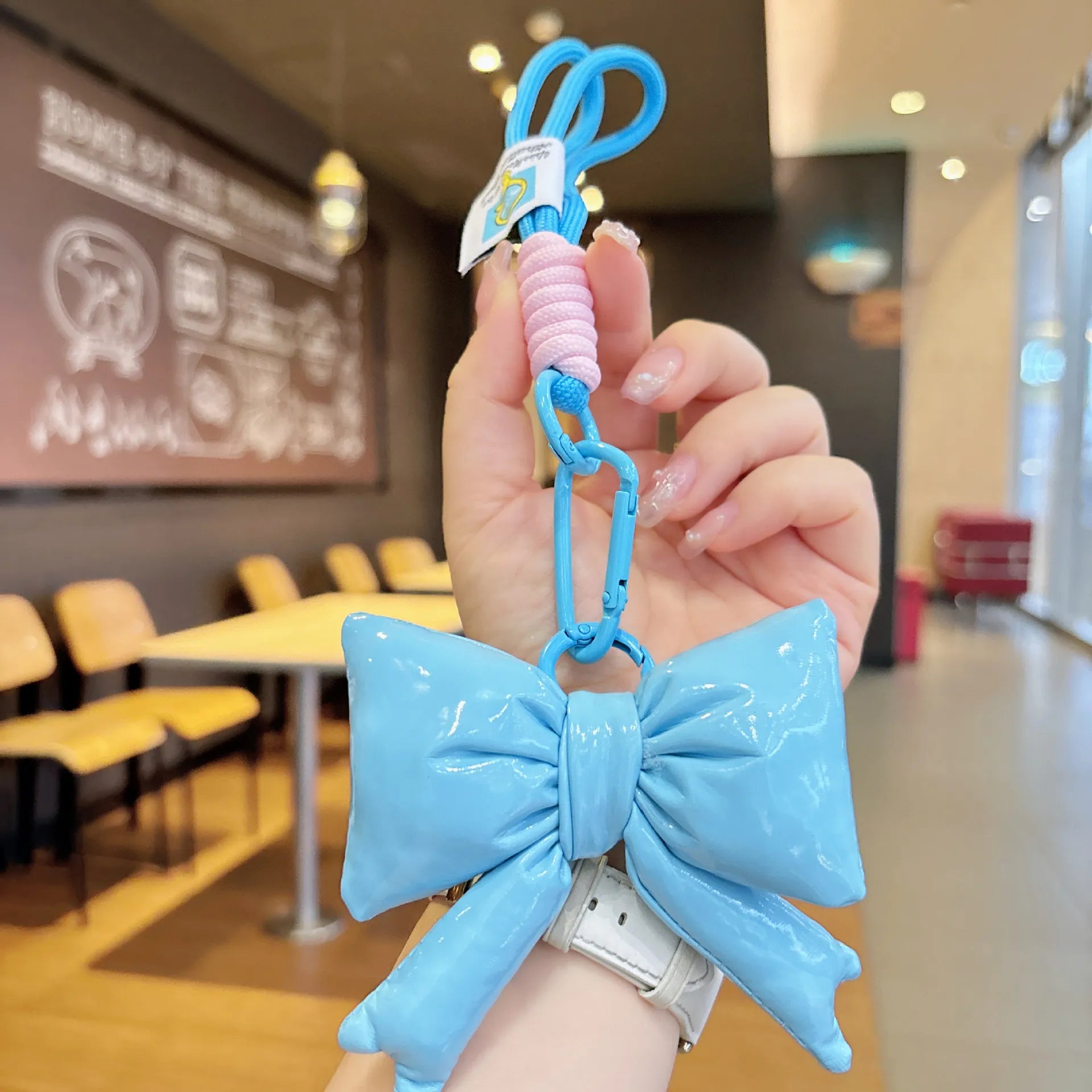 Fashion Statement Bow Rope Keychain