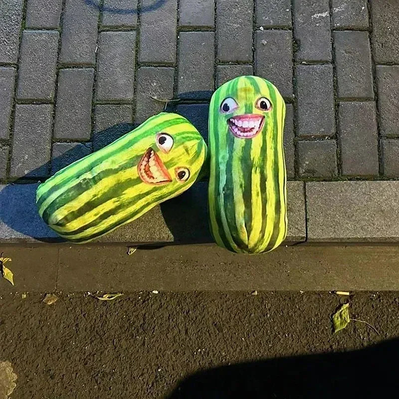 Meme Melon Stuffed Keychain