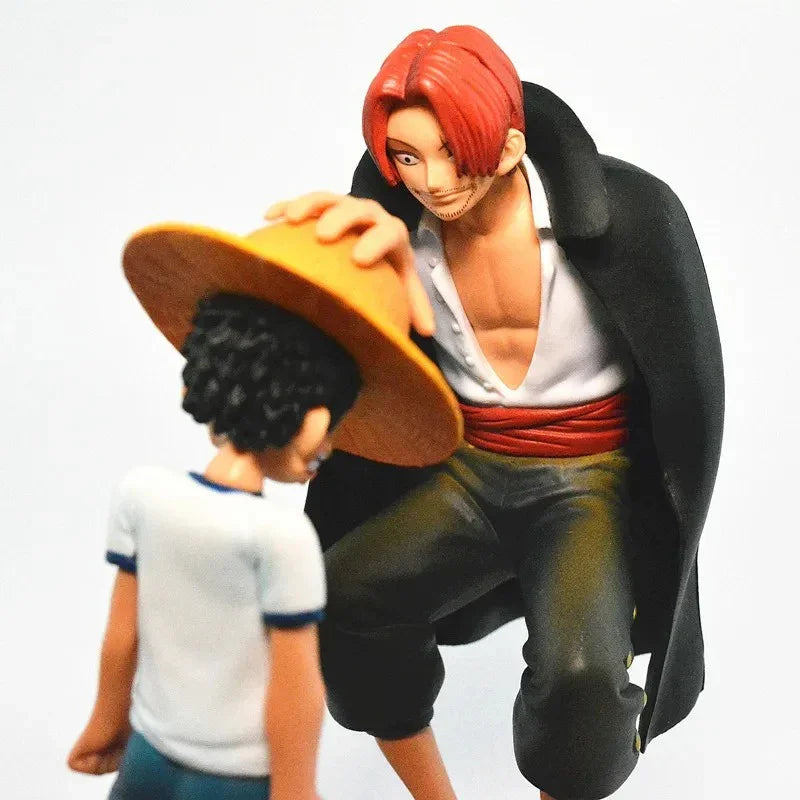 Luffy and Shanks Hat Gift Figurine (19 cm)