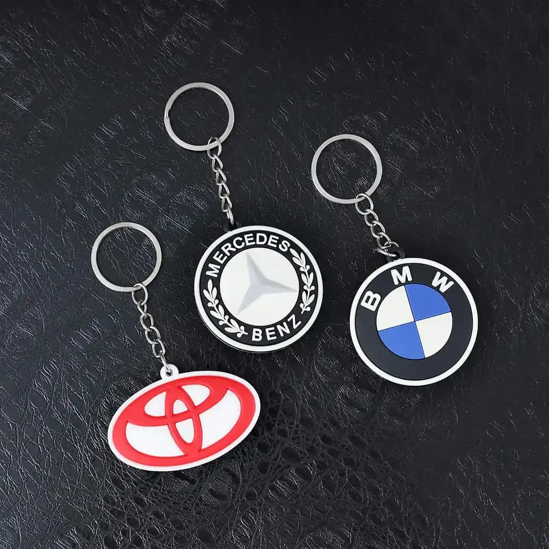Automotive Elegance Logo Keychain