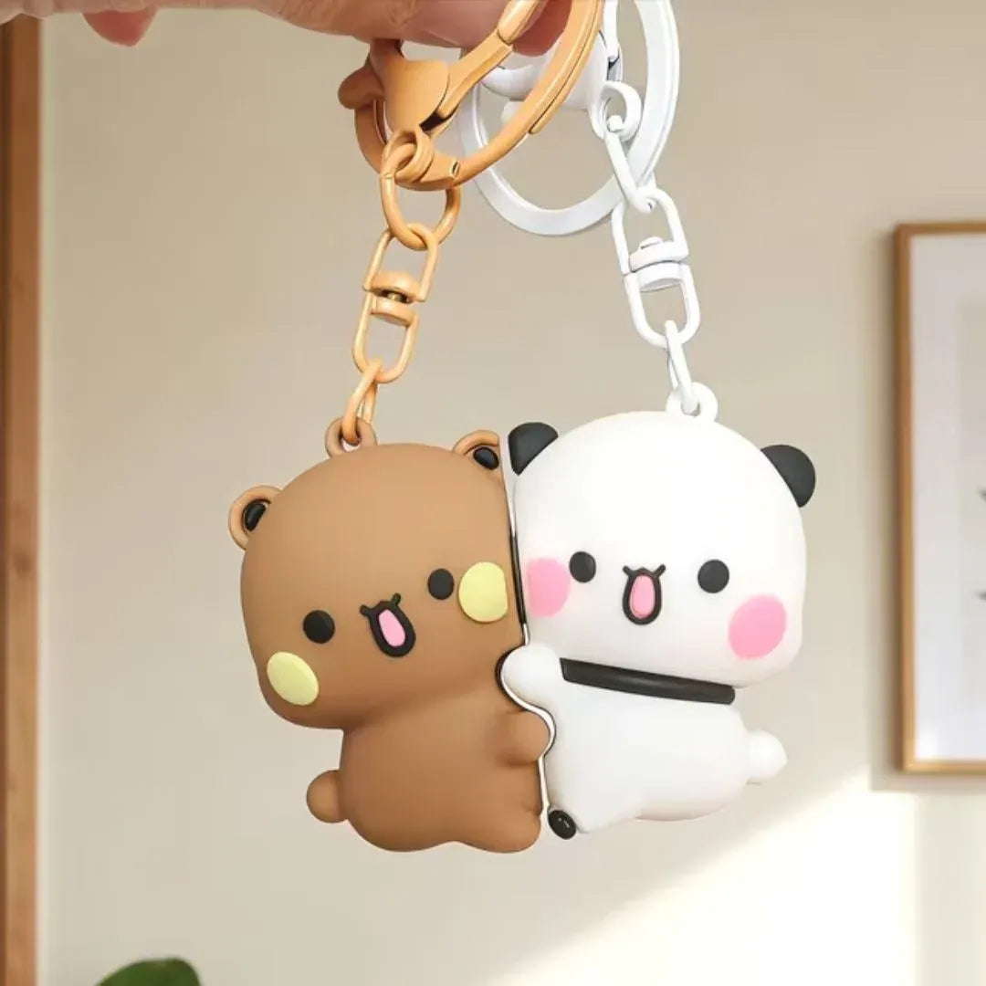 Bubu Dudu Magnetic Interlocking Couple Keychain