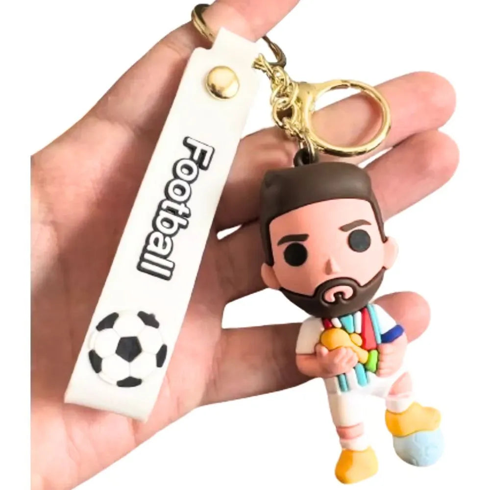 Messi with World Cup 3D Keychain