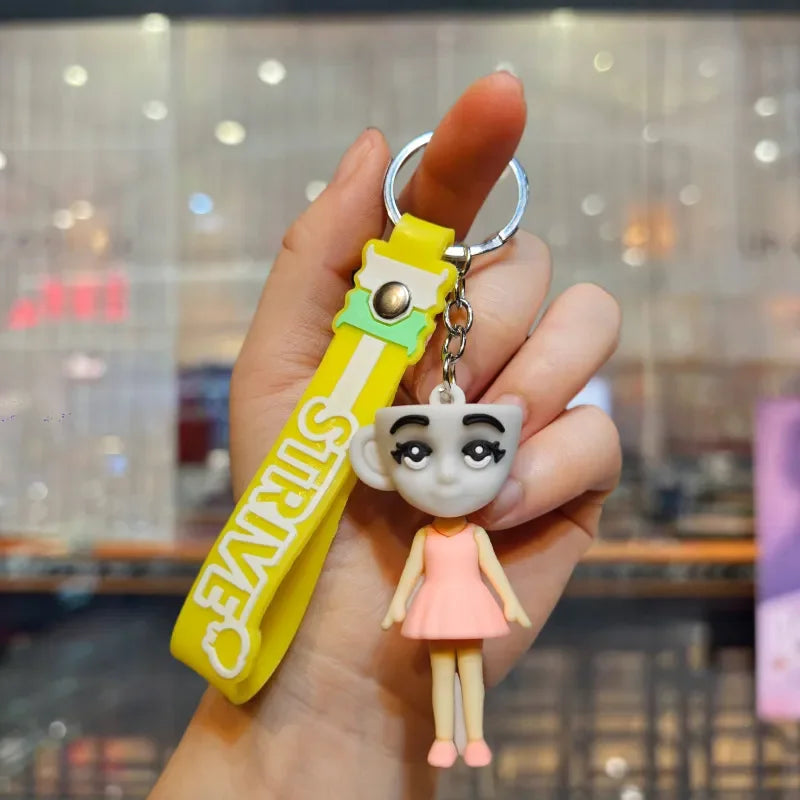 Brainrot Meme Riot Keychain