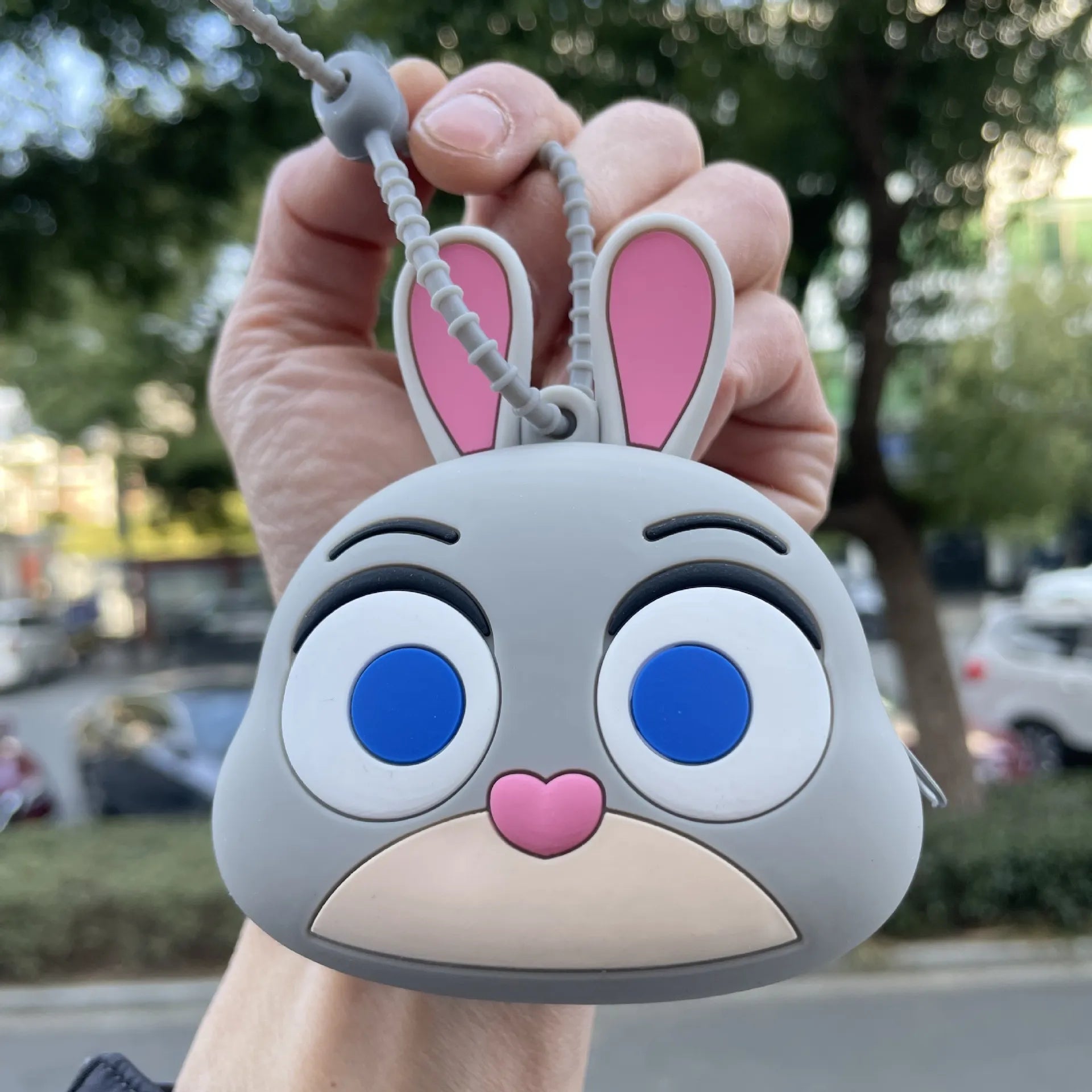 Zootopia Nick & Judy 3D Silicone Pouch Keychain