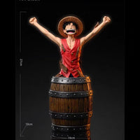 Luffy Out of Barrel Figurine (27 cm)