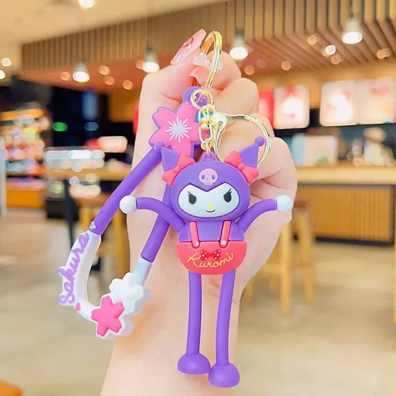 Sanrio Stretchy Limbs Fun Keychain