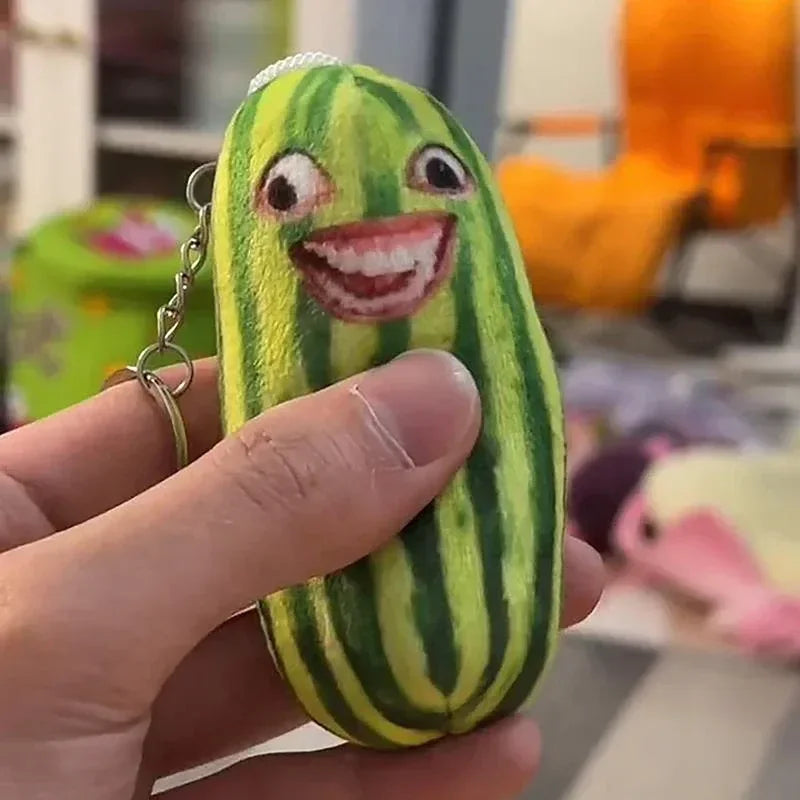 Meme Melon Stuffed Keychain