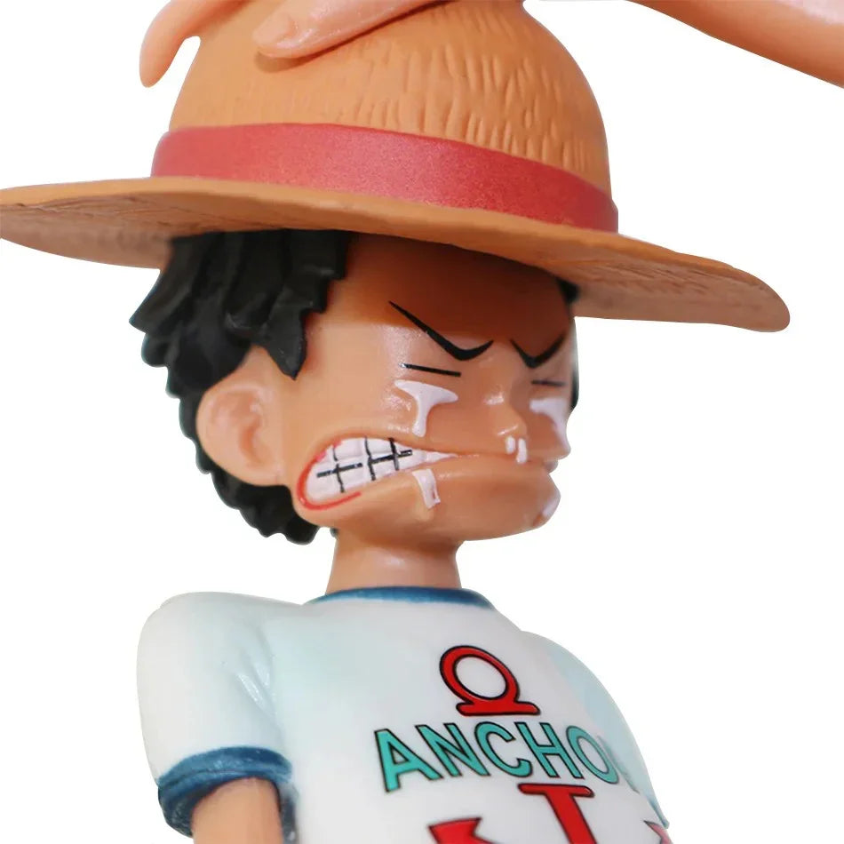 Luffy and Shanks Hat Gift Figurine (19 cm)