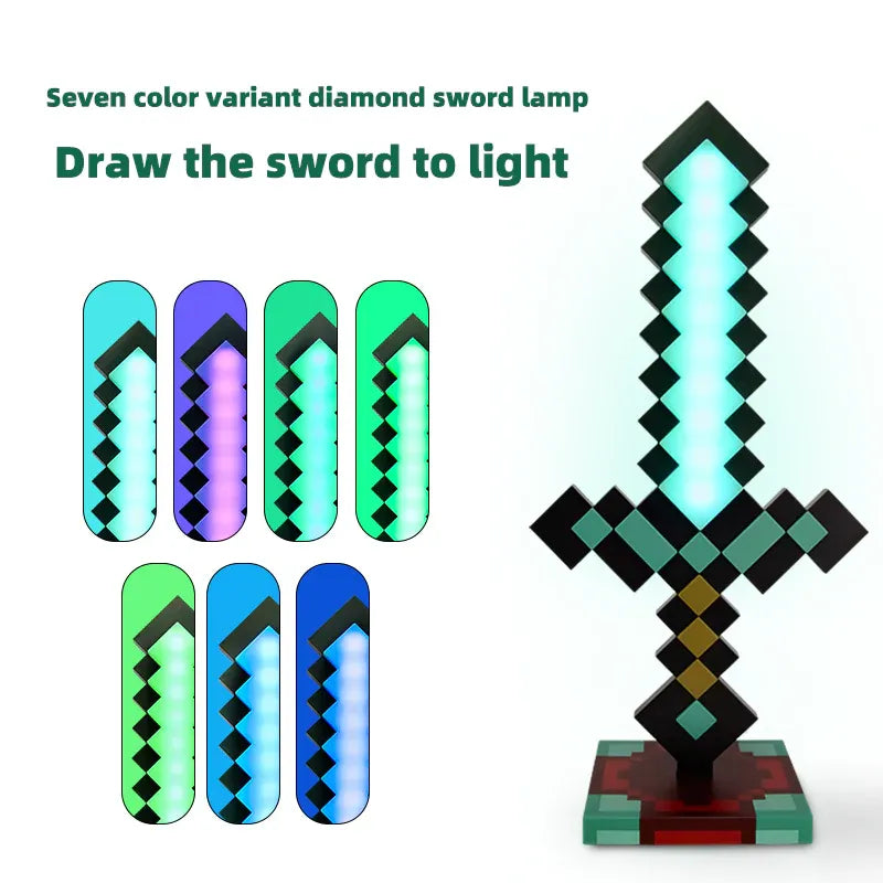 Minecraft Enchanted Pixels Light Sword