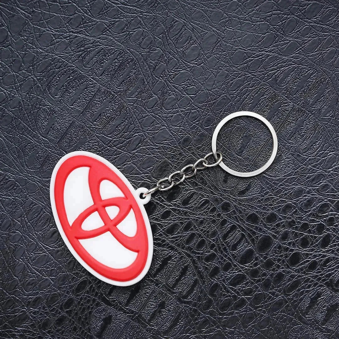 Automotive Elegance Logo Keychain