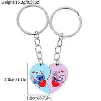 Cosmic Stitch Magnetic Attraction Keychain