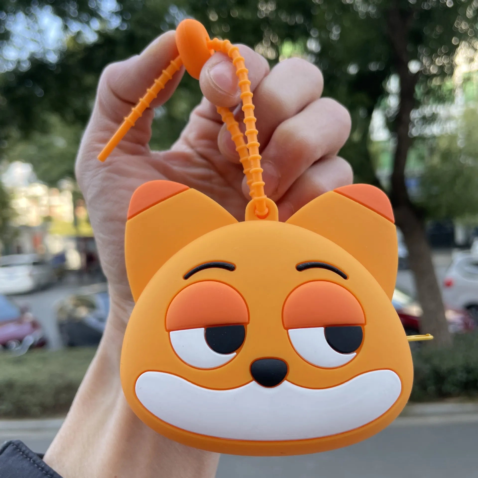 Zootopia Nick & Judy 3D Silicone Pouch Keychain