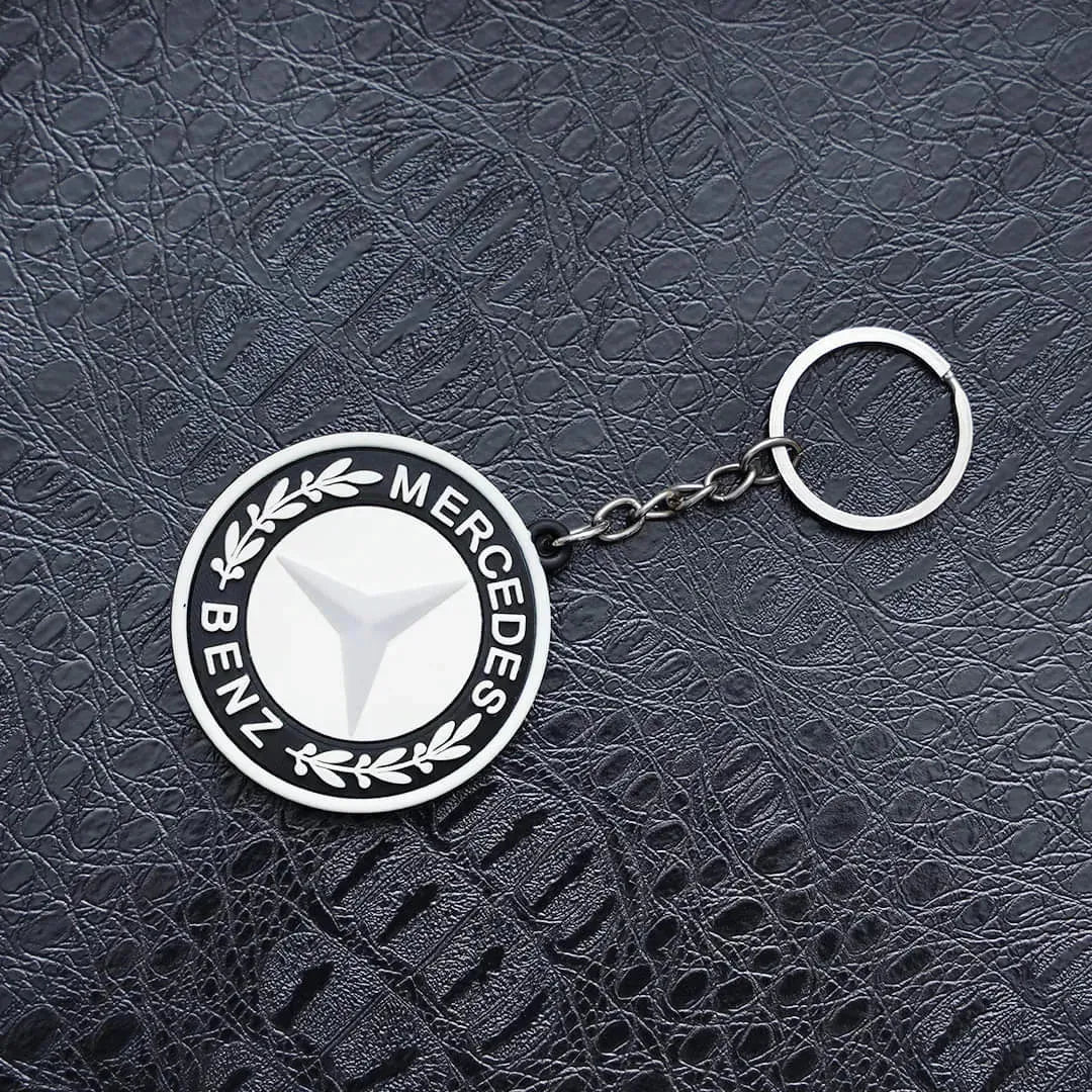 Automotive Elegance Logo Keychain