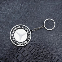 Automotive Elegance Logo Keychain