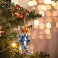 Fox Urban Prowler Acrylic Charm