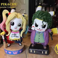 Pikachu Cosplay Joker & Quinn Figurines (12 cm)