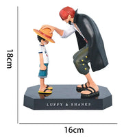 Luffy and Shanks Hat Gift Figurine (19 cm)