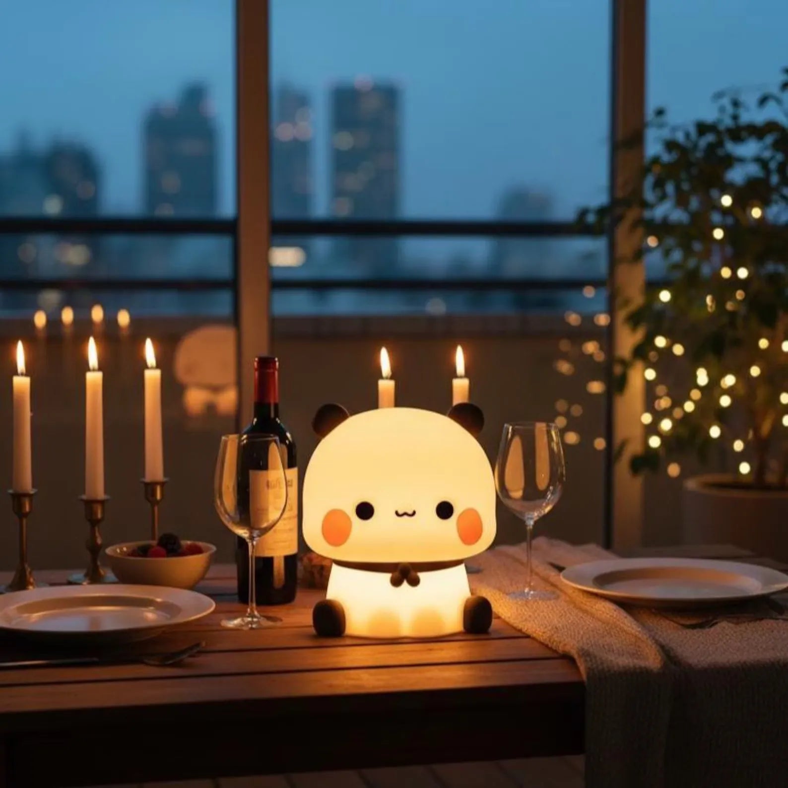 Bubu Dudu Squishy Tap LED Night Light