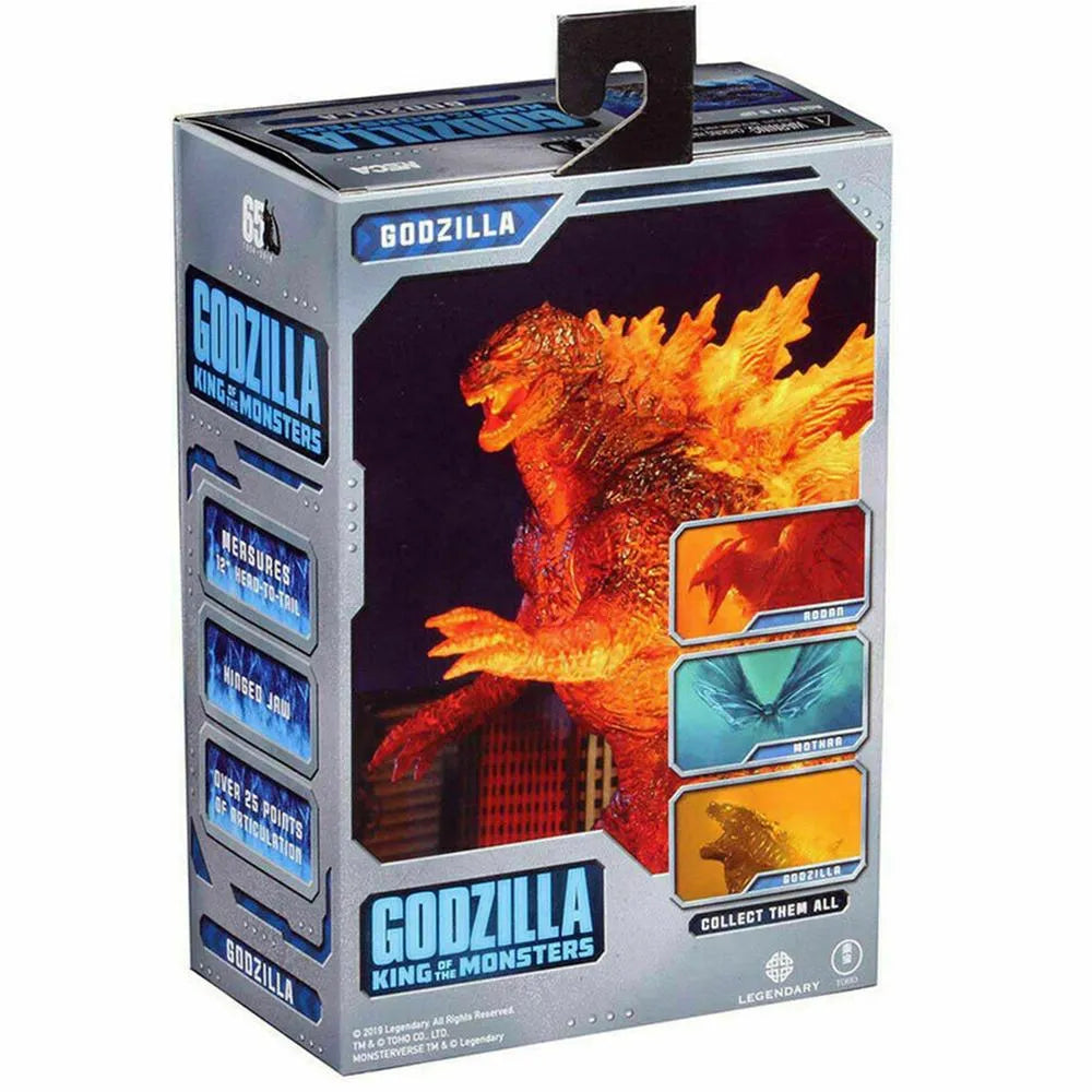 NECA King of the Monsters Burning Godzilla Figure (18 cm)
