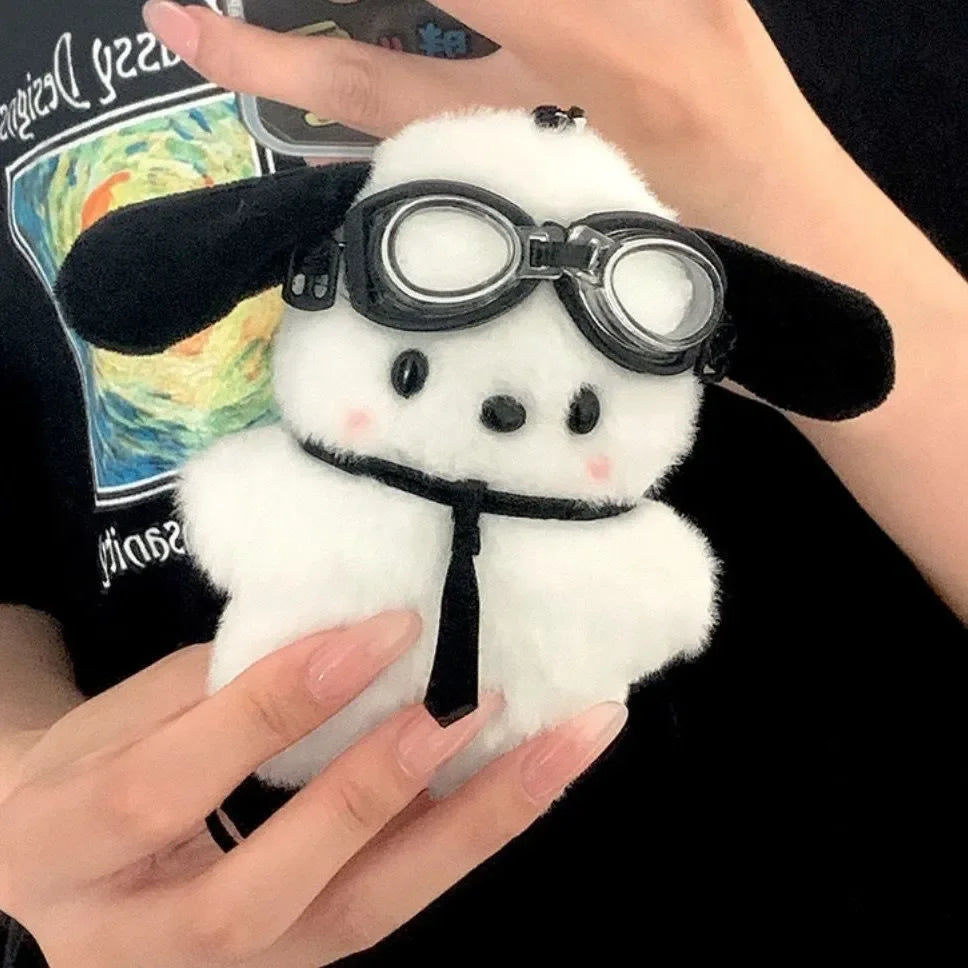 Porte-clés en peluche Pochacco prêt pour l'aventure 