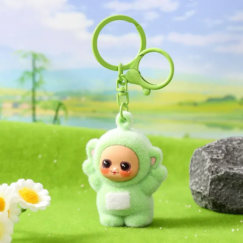 Teletubbies Fuzzy Plush Keychain