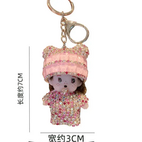 Monchhichi Luxury Sparkling Stones Keychain