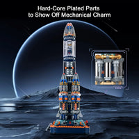 Astro-Launch Cosmic Rocket Building Blocks (863 pcs)